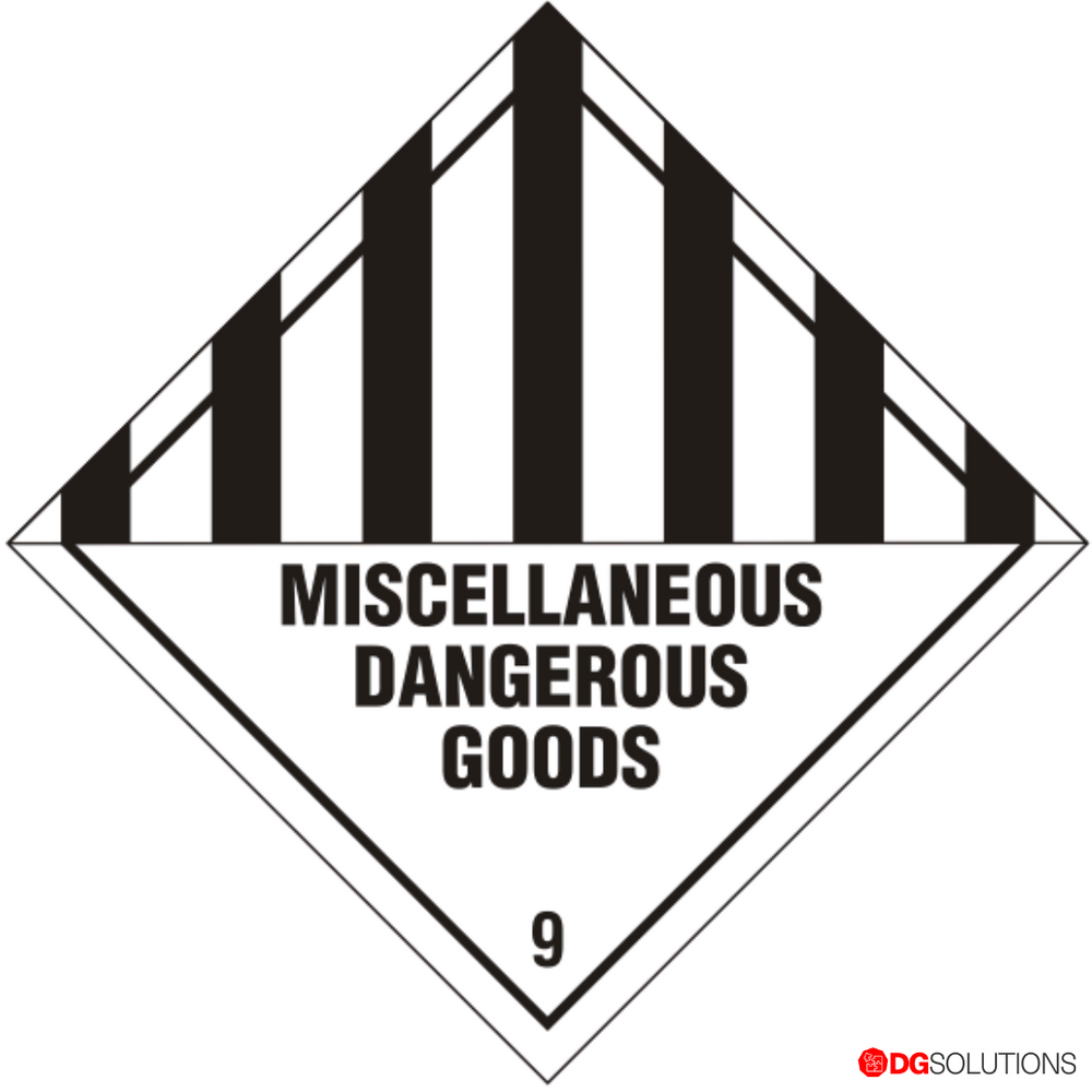 Class 9 Miscellaneous Container Label